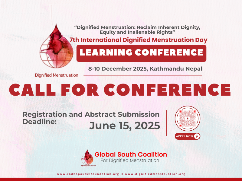 7th International Dignified Menstruation Day 2025: Learning Conference [CONCEPT NOTE]