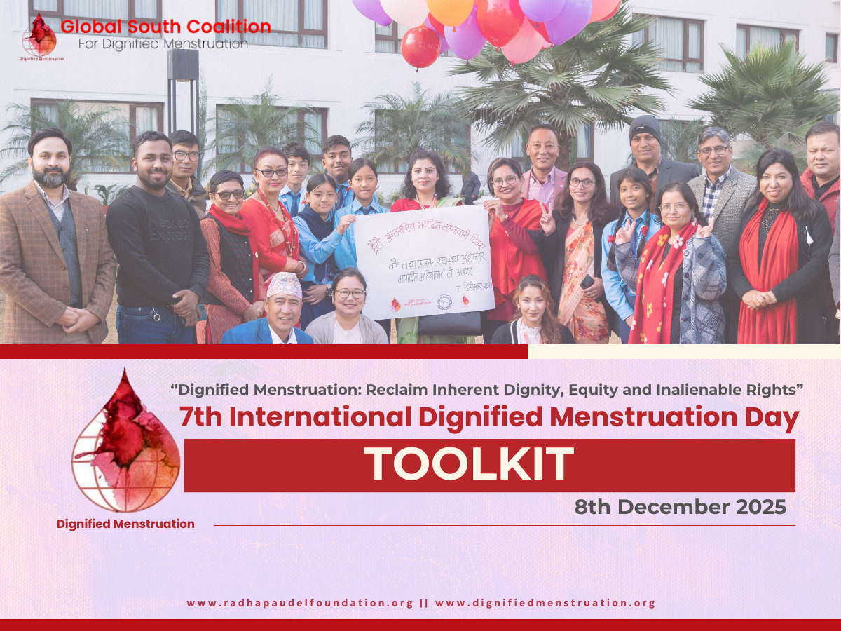 Toolkit for the 7th International Dignified Menstruation Day – 8th December 2025: [SPANISH]
