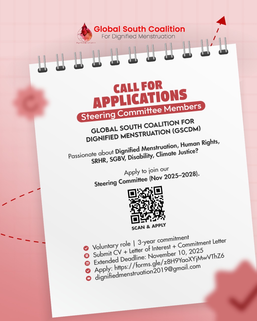 Call for Applications – Steering Committee Members | GSCDM